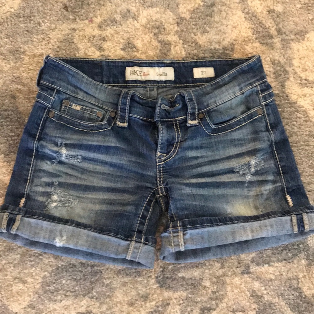 BKE denim shorts